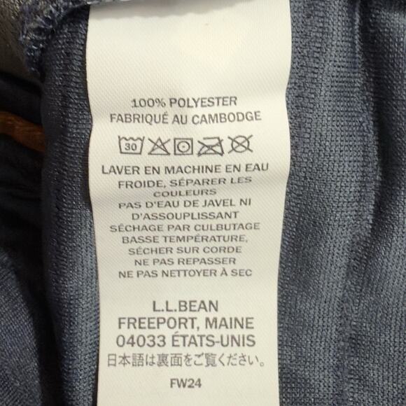 LL Bean Airlight Vest Mens XXL Full Zip Stretch Lightweight Navy Blue 513274 - Picture 9 of 10